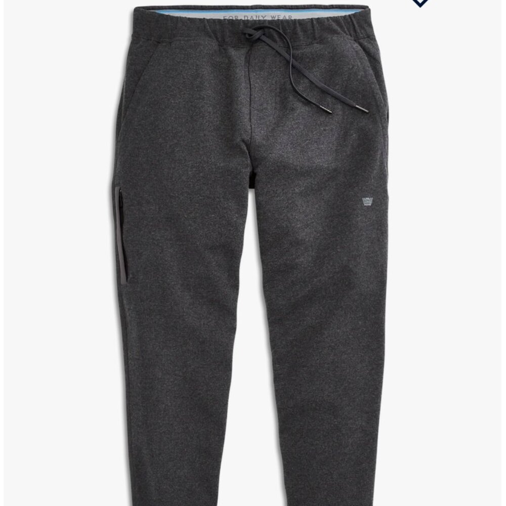 Mack Weldon Ace Sweatpant - M - charcoal heather gray